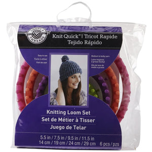 Loops & Threads Knit Quick Knitting Loom Set