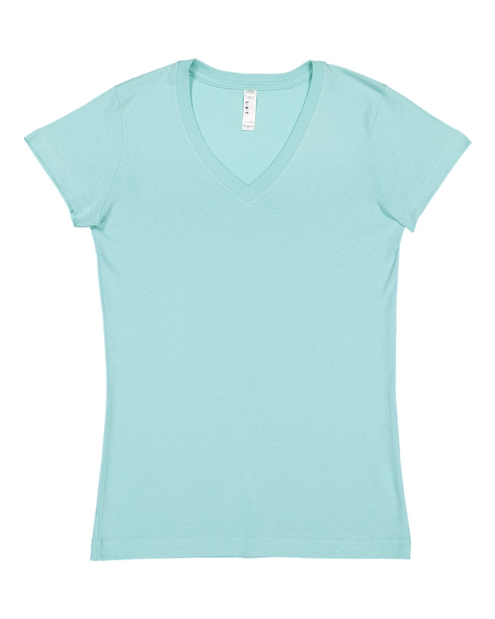 Ladies (Junior) Fitted -- (V-Neck) T-Shirt  -- 100% Cotton --  Chill Color