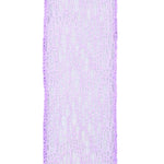Load image into Gallery viewer, Web Natural Wire Edge Ribbon -- Various Sizes --- Lavender Color
