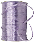 Load image into Gallery viewer, Premium - Pearl Finish Raffia Ribbon --- 1/4in x 100 yards --- Lavender Color
