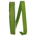 Load image into Gallery viewer, Grosgrain Texture Ribbon -- Leaf Green Color --- Various Sizes
