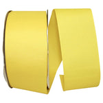 Load image into Gallery viewer, Grosgrain Texture Ribbon -- Lemon Color --- Various Sizes
