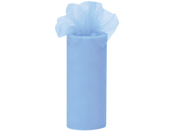 Premium Tulle Rolls - Various Sizes -- Light Blue Color