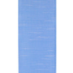 Load image into Gallery viewer, Back side of the extra-wide Florist Basics Light Blue Dupioni ribbon displaying the durable polyester fabric and reinforced wired edge finish.
