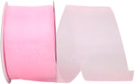Load image into Gallery viewer, Chiffon Mono Sheer Ribbon -- Light Pink Color --- Various Sizes
