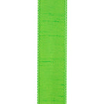 Load image into Gallery viewer, Florist Basics -- Dupioni Supreme Wired Edge Ribbon -- Lime Color - Various Sizes
