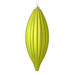 Load image into Gallery viewer, 8" -- Matte &amp; Shiny - Drilled Line Finial Christmas Ornaments — Various Colors -- 4 Pack by Vickerman®
