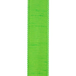 Load image into Gallery viewer, Florist Basics -- Dupioni Supreme Wired Edge Ribbon -- Lime Color - Various Sizes
