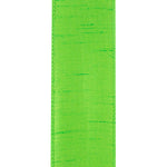 Load image into Gallery viewer, Florist Basics -- Dupioni Supreme Wired Edge Ribbon -- Lime Color - Various Sizes
