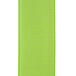 Load image into Gallery viewer, Florist Basics -- Dupioni Supreme Wired Edge Ribbon -- Lime Color - Various Sizes
