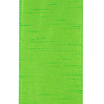 Load image into Gallery viewer, Florist Basics -- Dupioni Supreme Wired Edge Ribbon -- Lime Color - Various Sizes
