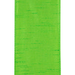 Load image into Gallery viewer, Florist Basics -- Dupioni Supreme Wired Edge Ribbon -- Lime Color - Various Sizes
