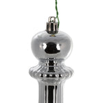 Load image into Gallery viewer, 14&quot; -- Limestone Shiny -- Finial Drop Ornament (Pack of 2) by Vickerman®
