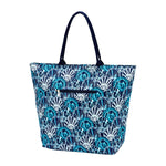 Load image into Gallery viewer, Beach Bag --- Blue &amp; Navy Shells
