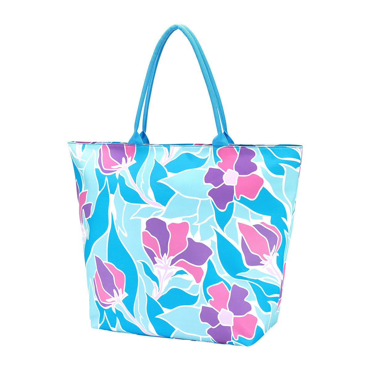 Beach Bag --- Multicolor Flowers