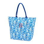 Load image into Gallery viewer, Beach Bag --- Blue Pineapples
