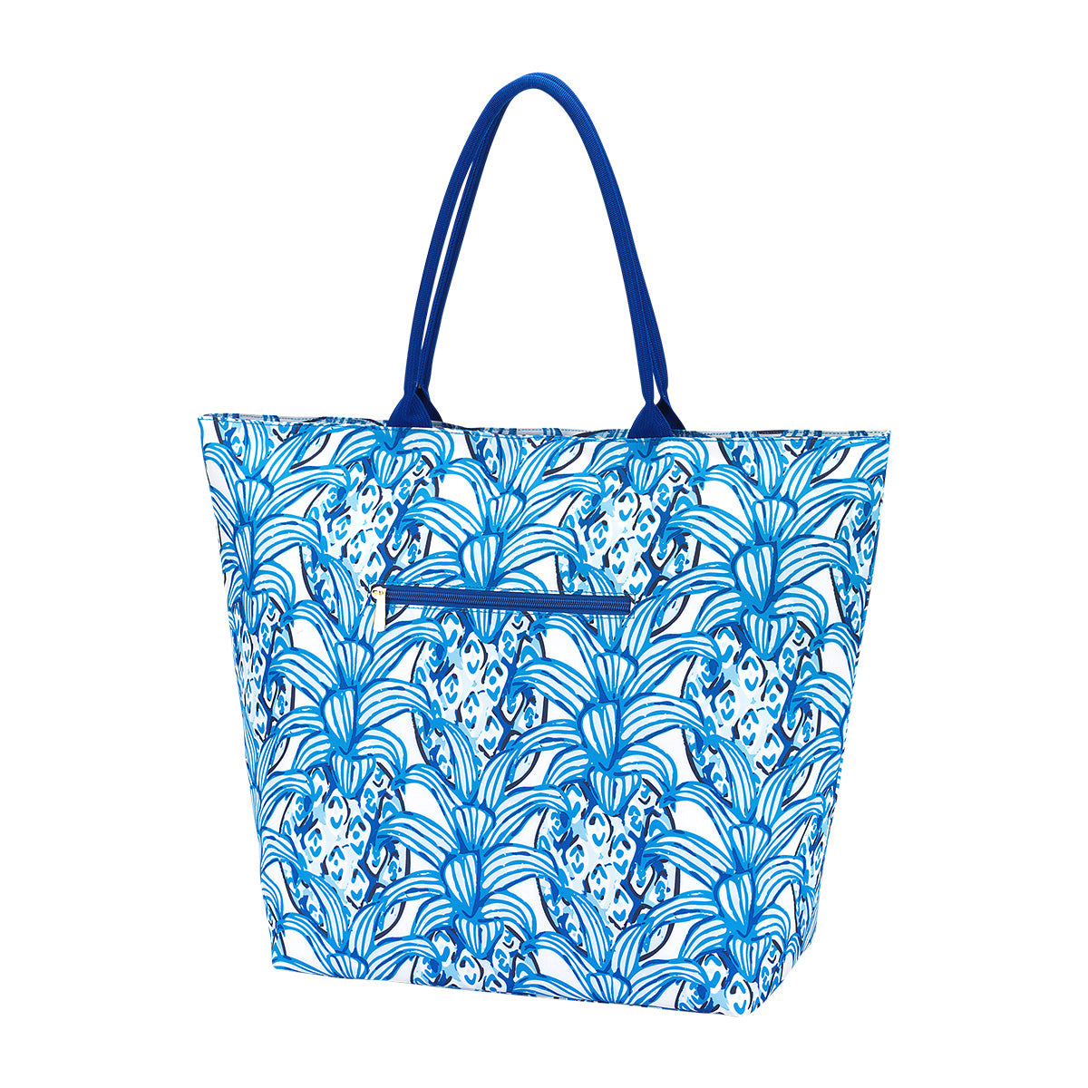 Beach Bag --- Blue Pineapples