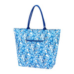 Load image into Gallery viewer, Beach Bag --- Blue Pineapples
