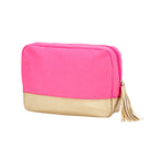 Load image into Gallery viewer, Cabana Cosmetic Bag - Hot Pink
