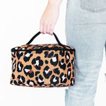 Load image into Gallery viewer, Cosmetic Bag - Spotlight Leopard
