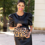 Load image into Gallery viewer, Cosmetic Bag - Spotlight Leopard
