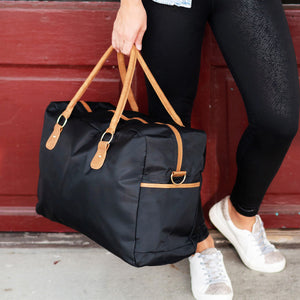 Travel Bag - Black Nylon