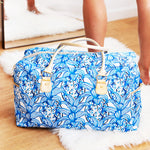 Load image into Gallery viewer, Travel Bag - Blue Pineapples
