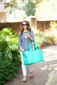 Ultimate Tote / Beach Carry All Bag - Mint Color