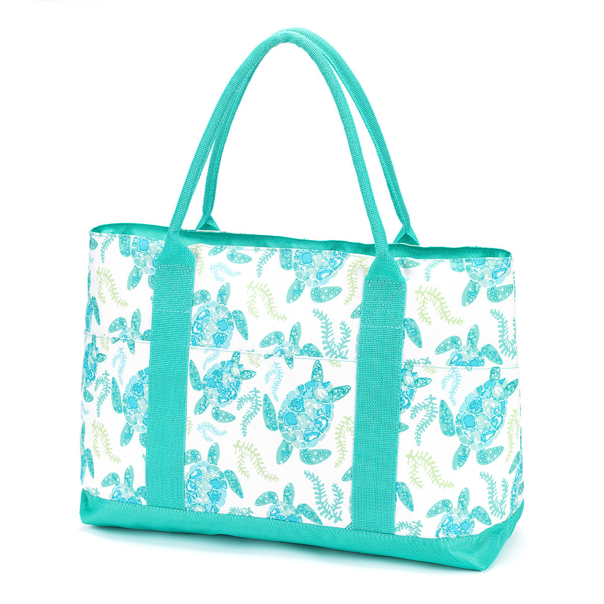 Cooler Tote --- Blue & Green Turtles