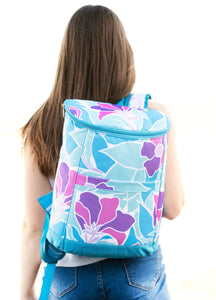 Cooler Backpack --- Multicolor Flowers