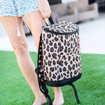 Load image into Gallery viewer, Cooler Backpack --- Leopard / Animal Print Design
