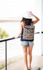 Load image into Gallery viewer, Cooler Backpack --- Leopard / Animal Print Design
