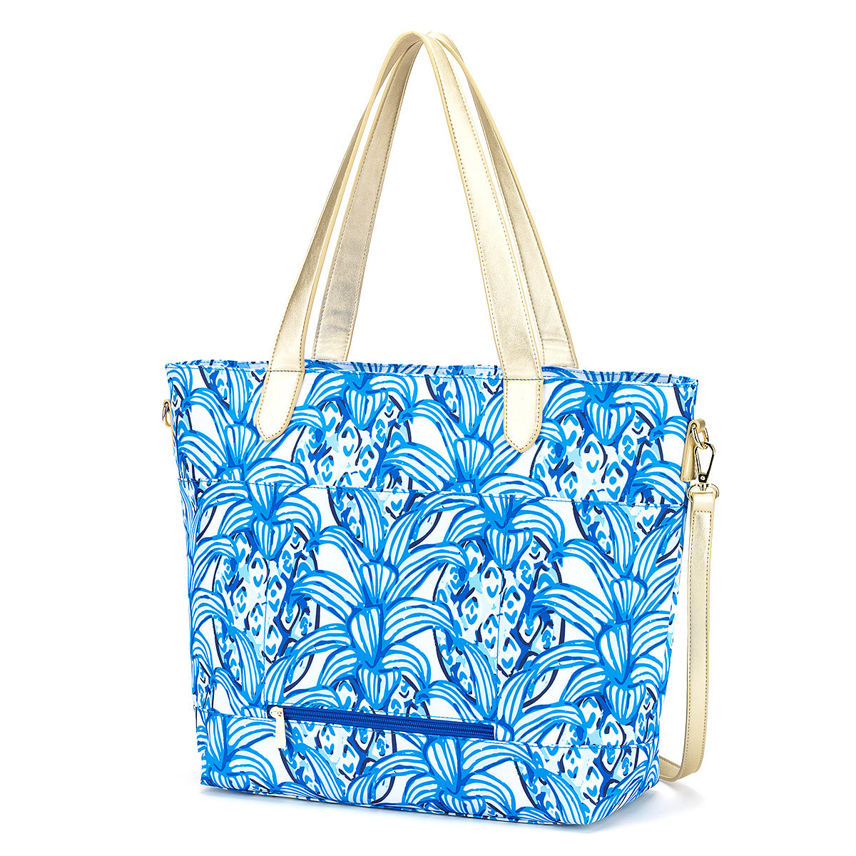 Travel Tote - Blue Pineapples