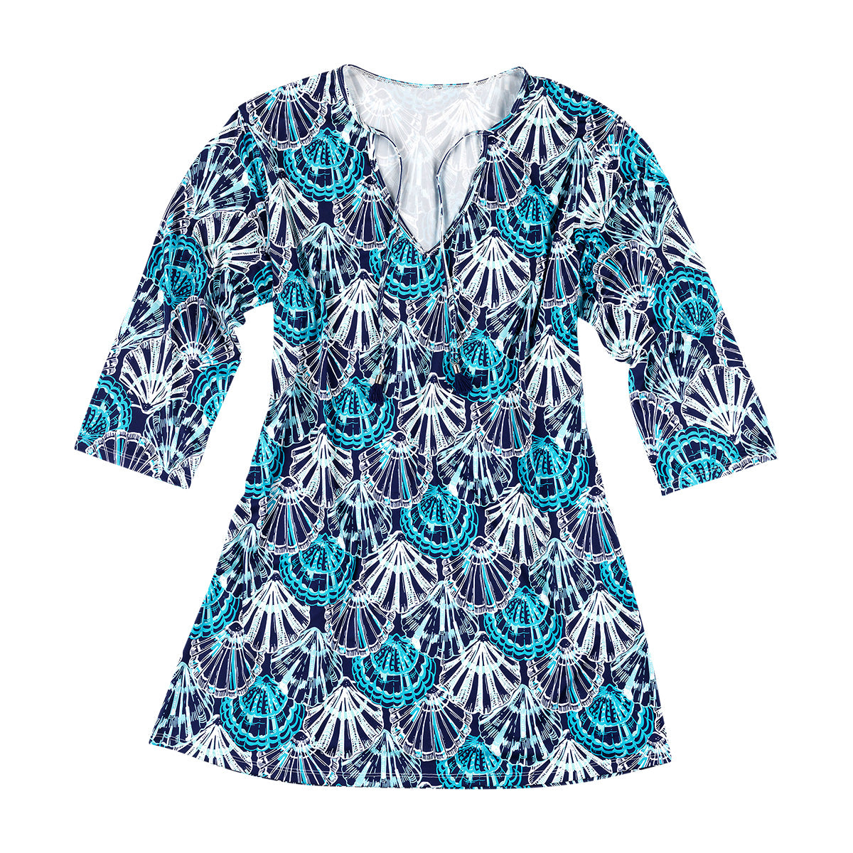 Women's Tunic --- Blue & Navy Shells