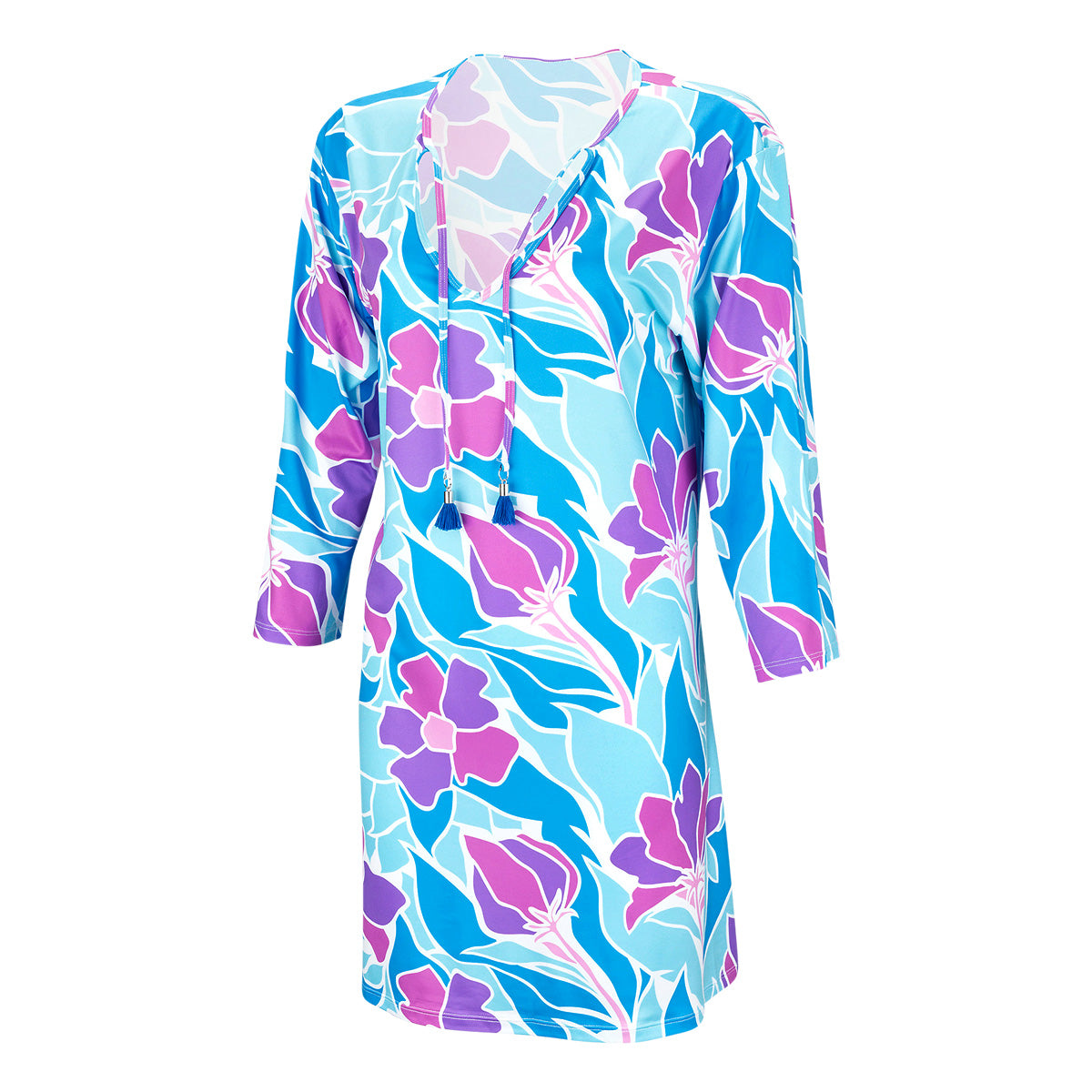 Women's Tunic --- Multicolor Flowers