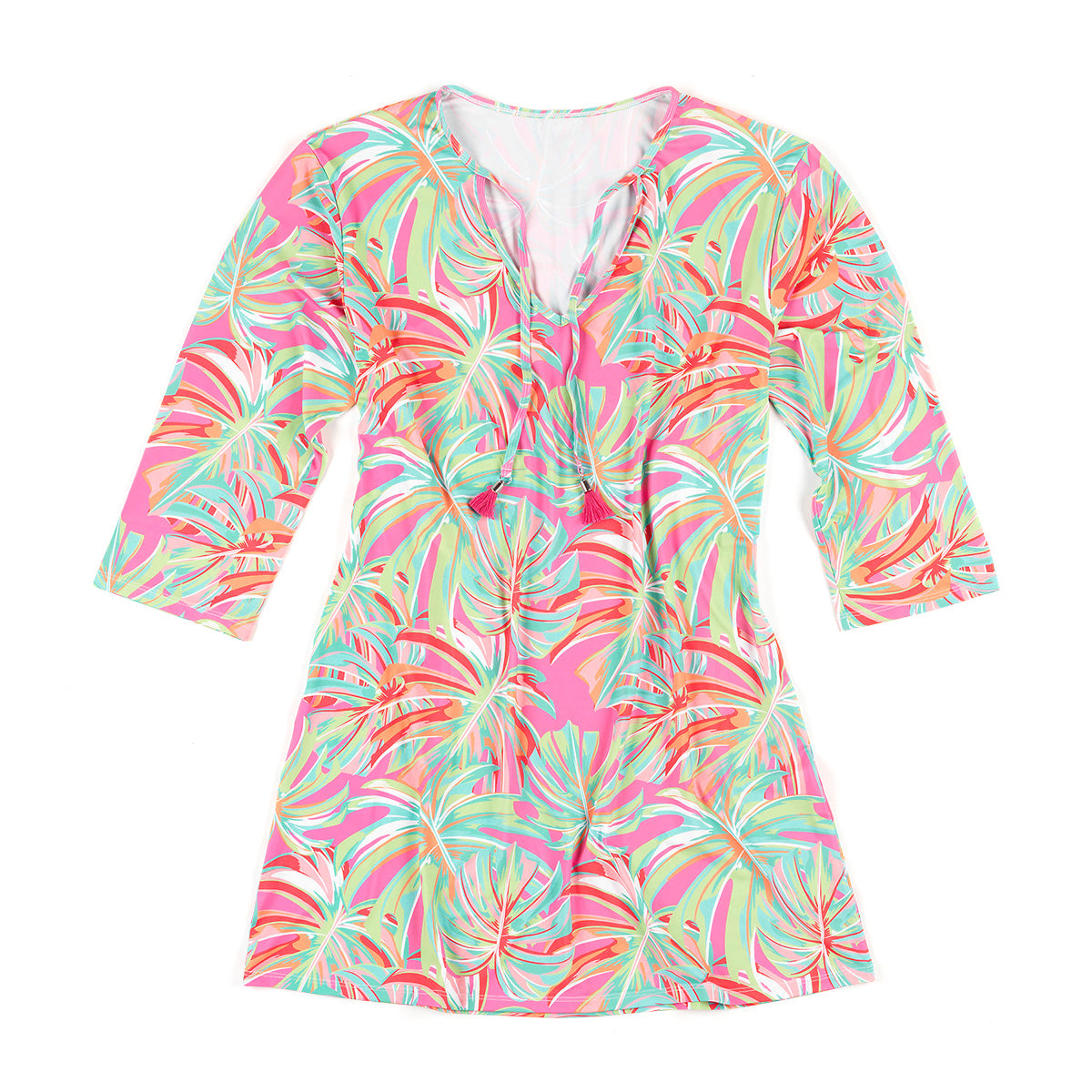 Women's Tunic --- Tropical Flowers