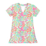 Load image into Gallery viewer, Short Sleeve - Summer Women&#39;s Dress - Tropical Flowers
