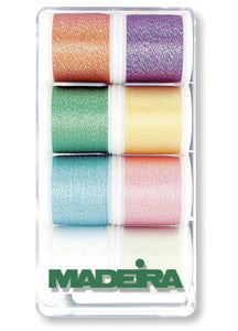 Assortment Metallic Opal  -- Machine Embroidery Threads -- Gift Box, 8 units (#40 Weight, Ref. MA8010) by MADEIRA®