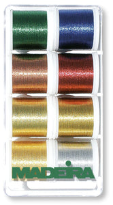 Assortment Metallic Classic  -- Machine Embroidery Threads -- Gift Box, 8 units (#40 Weight, Ref. MA8012) by MADEIRA®