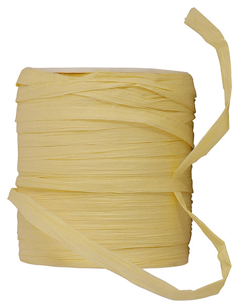 Paper Raffia Ribbon --- 1/4in x 100 yards --- Maize Color