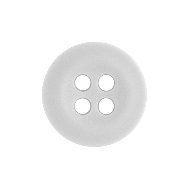 Melamine Shirt Buttons - Size: 20L /12.5mm --- White Color