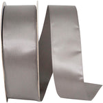 Load image into Gallery viewer, Florist Basics -- Double Face Satin Ribbon --- Bridal Collection  --- Metal Grey Color --- Various Sizes
