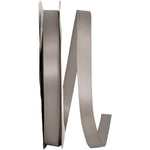 Load image into Gallery viewer, Florist Basics -- Double Face Satin Ribbon --- Bridal Collection  --- Metal Grey Color --- Various Sizes
