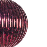 Load image into Gallery viewer, Burgundy - Shiny Mercury Lined Ball Ornament - Various Sizes by Vickerman®
