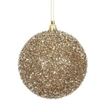 Load image into Gallery viewer, Champagne --- Tinsel Ball Ornament -- Various Sizes by Vickerman®
