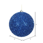 Load image into Gallery viewer, Blue --- Tinsel Ball Ornament -- Various Sizes by Vickerman®
