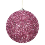 Load image into Gallery viewer, Pink --- Tinsel Ball Ornament -- Various Sizes by Vickerman®
