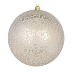 Load image into Gallery viewer, Champagne --- Drilled Crackle Finish Ball Ornament -- Various Sizes by Vickerman®
