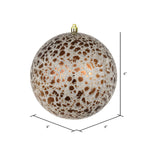 Load image into Gallery viewer, Mocha --- Drilled Crackle Finish Ball Ornament -- Various Sizes by Vickerman®
