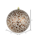 Load image into Gallery viewer, Mocha --- Drilled Crackle Finish Ball Ornament -- Various Sizes by Vickerman®
